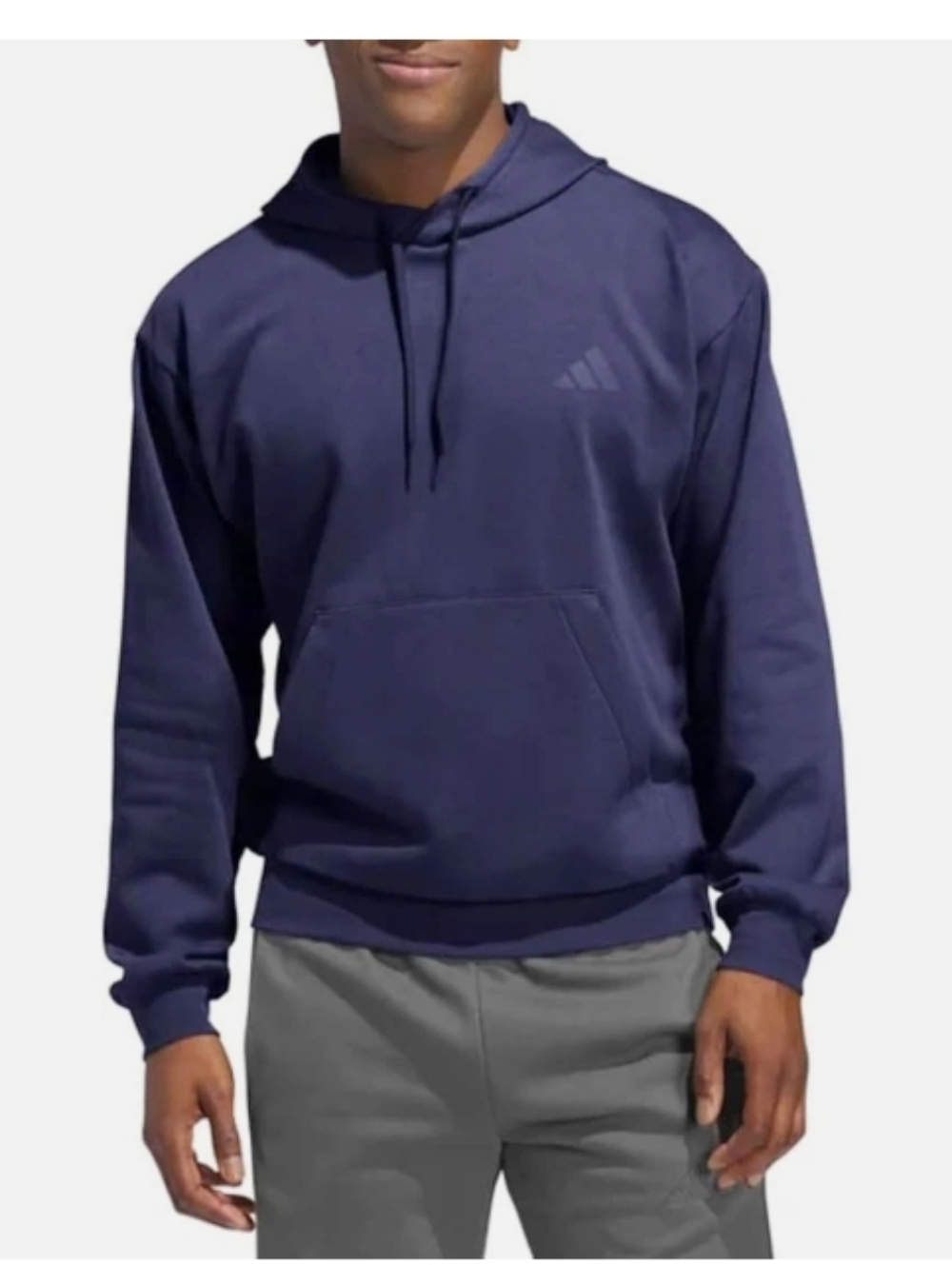ADIDAS Logo Men's Fleece Hoodie  New With Tags